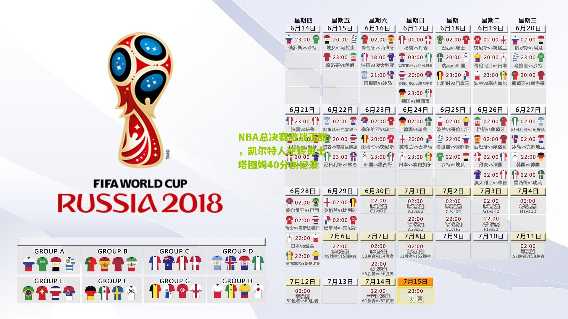 NBA总决赛激战正酣，凯尔特人逆转勇士，塔图姆40分创纪录